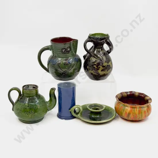 Brannum & Other Pottery Pots All With Faults