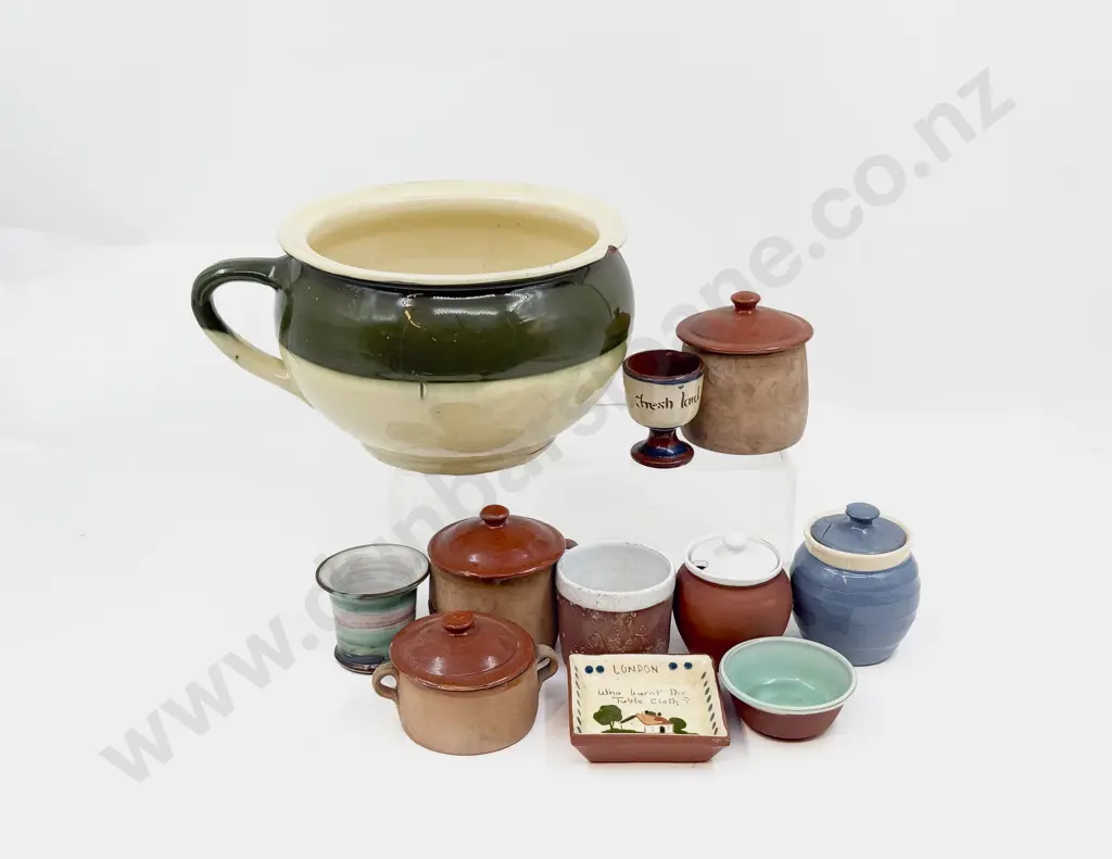 Brannum French & English Pottery Pots All With Faults Image 1++