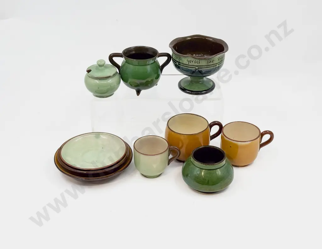 Whatcombe Torquay Pottery Pots a/f Image 1++