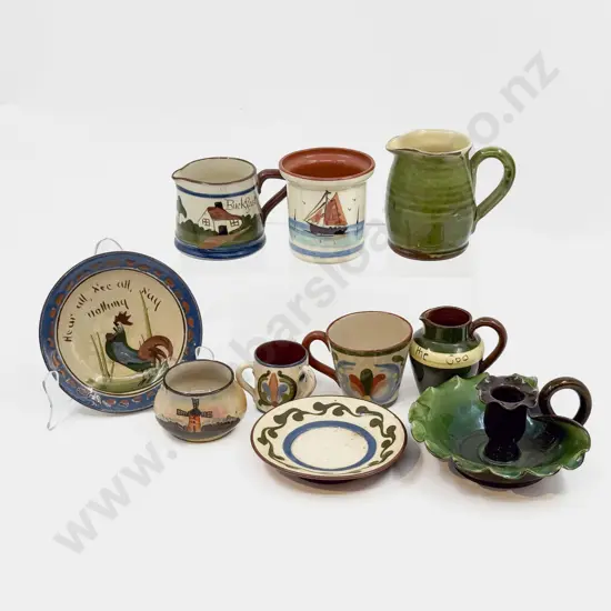 Whatcombe Torquay Pottery Pots a/f