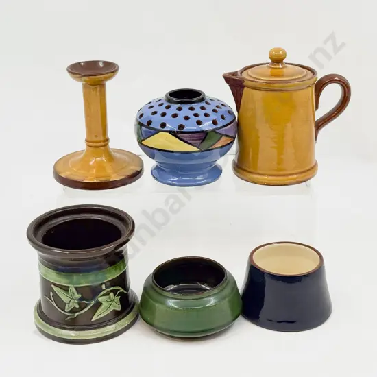 Whatcombe Torquay Pottery Pots a/f