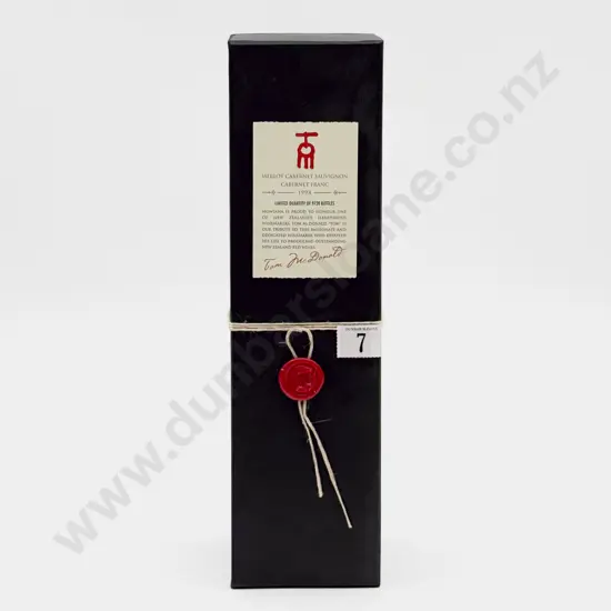 1 Bottle NZ 1998 Tom MacDonald Merlot Cabernet Sauvignon Cabernet Franc