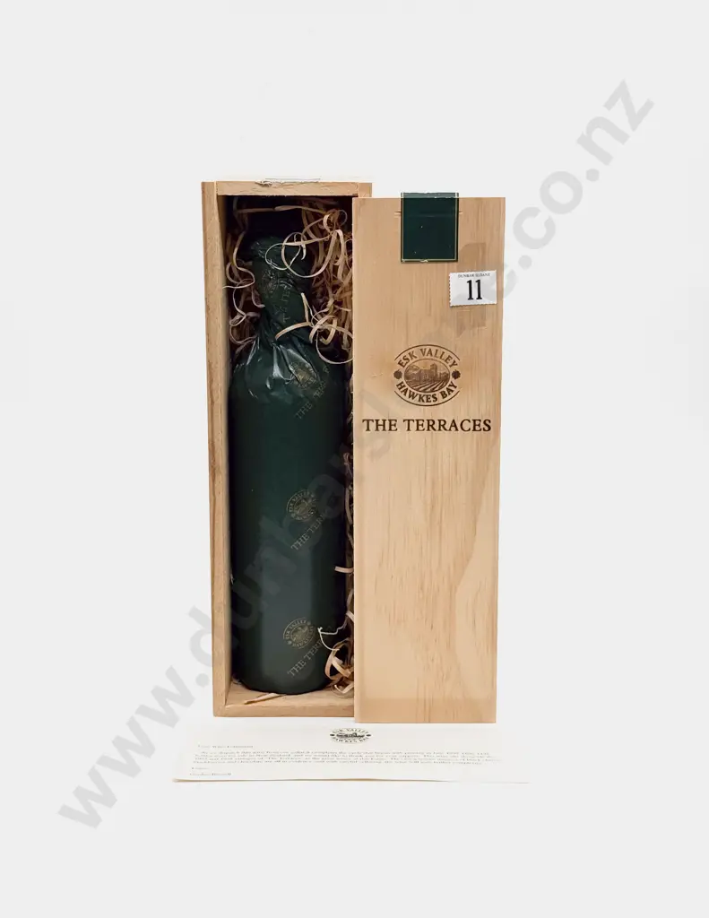 1 Bottle NZ 2000 Esk Valley The Terraces Malbec Merlot Cabernet Franc Image 1++