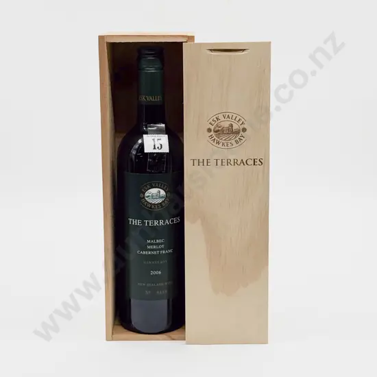 1 Bottle NZ 2006 Esk Valley The Terraces Malbec Merlot Cabernet Franc