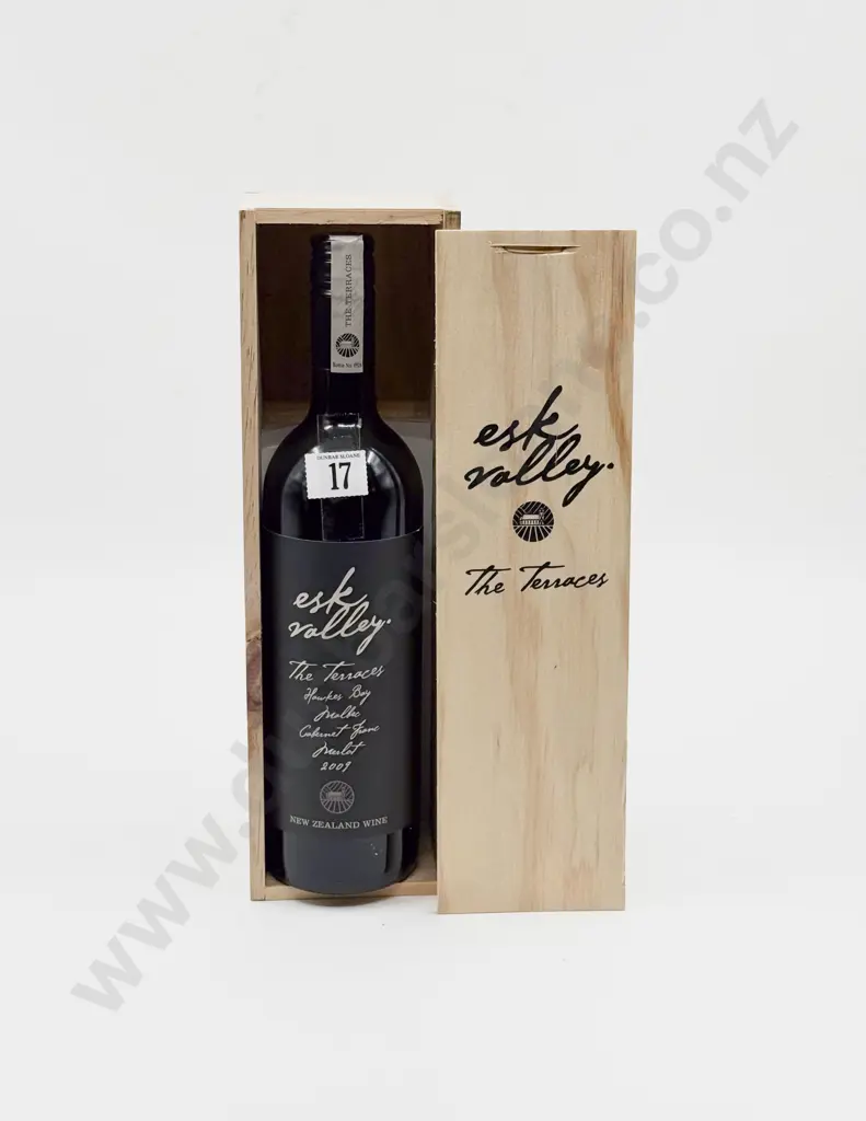 1 Bottle NZ 2009 Esk Valley The Terraces Malbec Cabernet Franc Merlot Image 1++