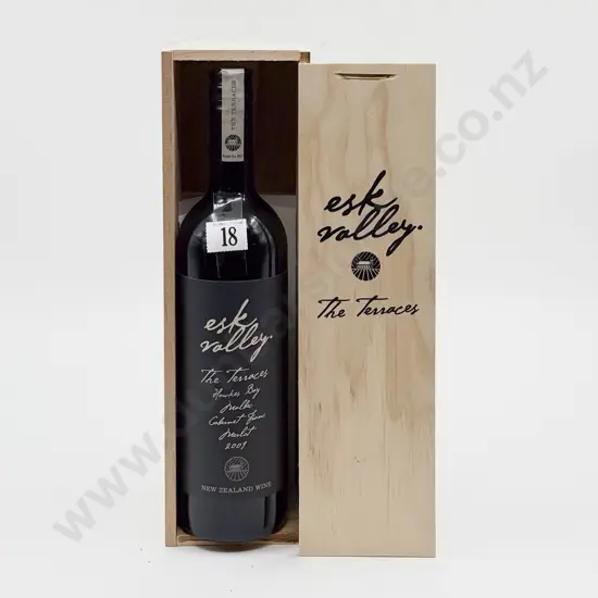 1 Bottle NZ 2009 Esk Valley The Terraces Malbec Cabernet Franc Merlot