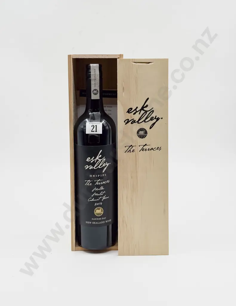 1 Bottle NZ 2014 Heipipi Esk Valley The Terraces Malbec Merlot Cabernet Franc Image 1++