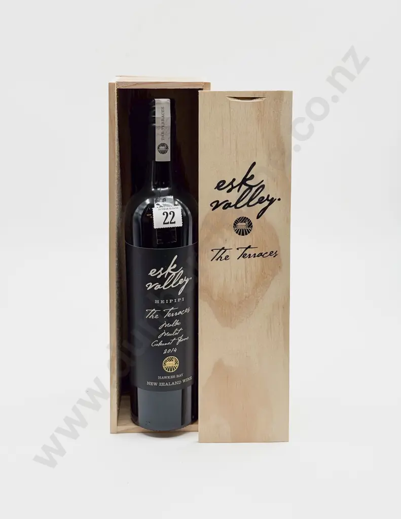 1 Bottle NZ 2014 Heipipi Esk Valley The Terraces Malbec Merlot Cabernet Franc Image 1++