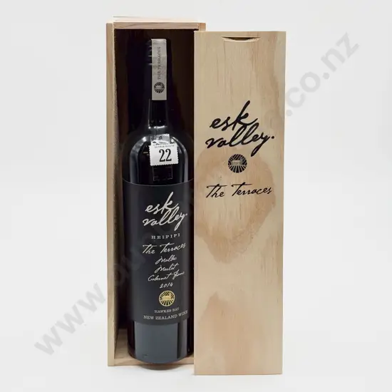 1 Bottle NZ 2014 Heipipi Esk Valley The Terraces Malbec Merlot Cabernet Franc