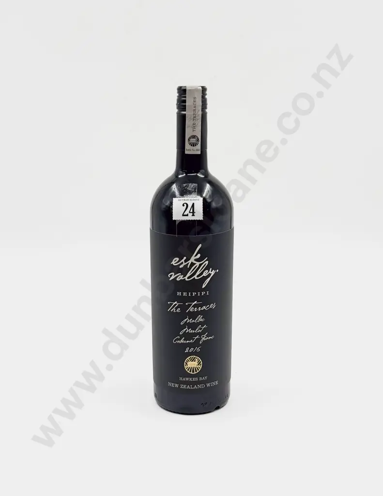 1 Bottle NZ 2016 Heipipi Esk Valley The Terraces Malbec Merlot Cabernet Franc Image 1++