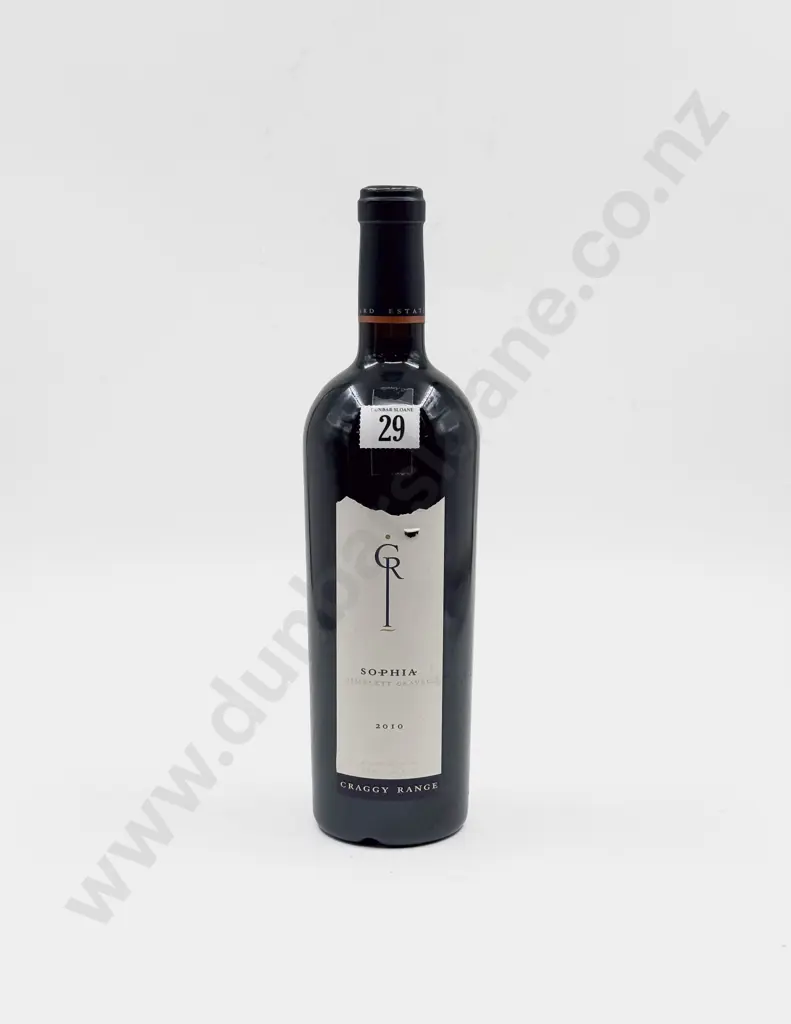 1 Bottle NZ 2010 Craggy Range "Sophia" Gimblett Gravels Image 1++