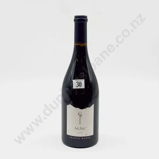 1 Bottle NZ 2008 Craggy Range "Le Sol" Gimblett Gravels