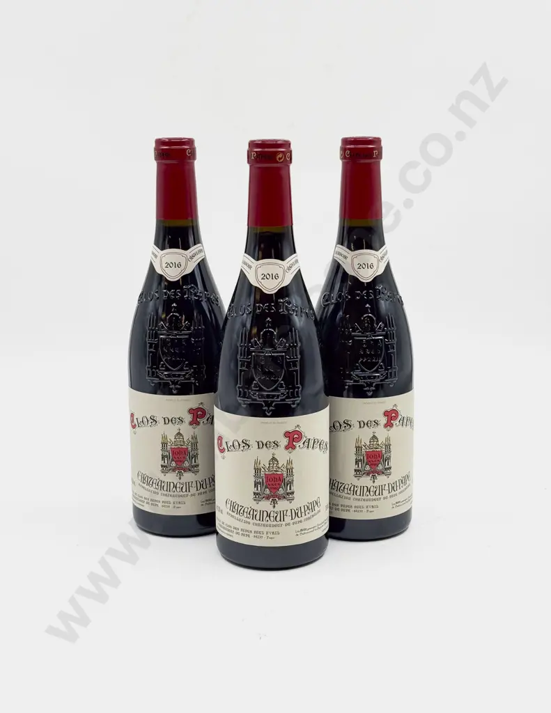 3 bottles French 2016 Clos des Papes Chateauneuf-du-Pape Image 1++