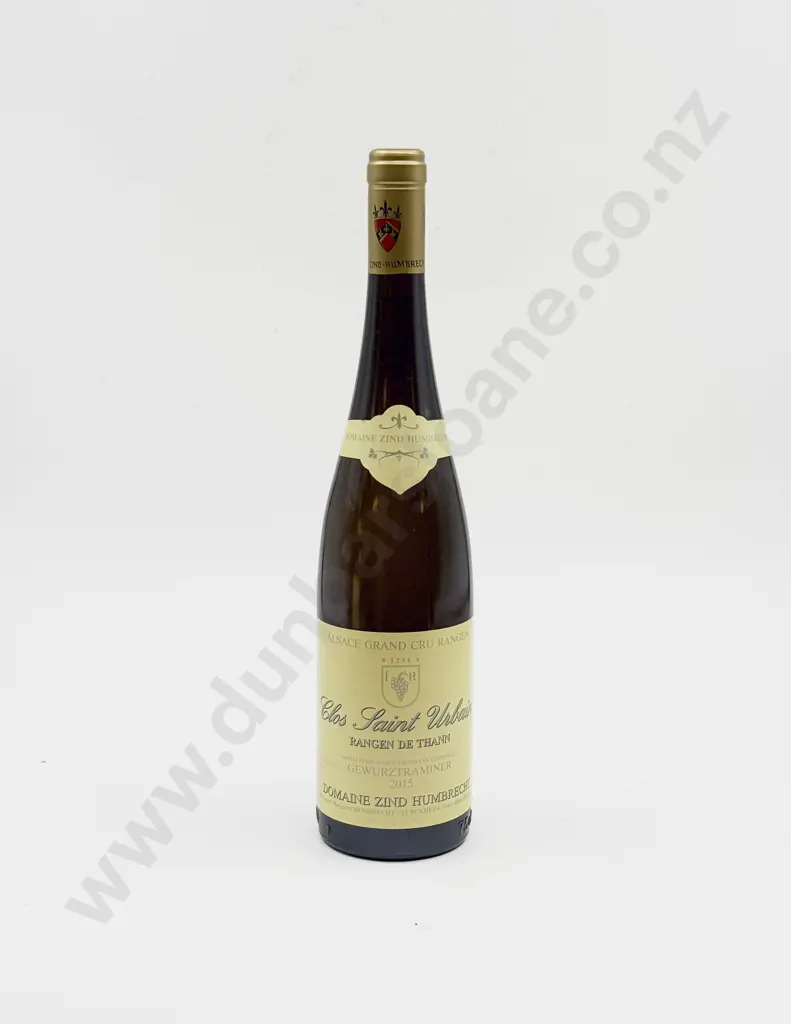1 bottle French 2015 Domaine Zind-Humbrecht Clos Saint Urbain “Rangen de Thann” Grand Cru Gewurztraminer Image 1++