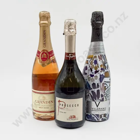 3 Assorted Bottles Sparkling Wine