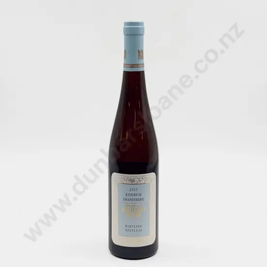 1 bottle German 2015 Weingut Robert Weil Kiedrich “Grafenberg” Riesling Spatlese
