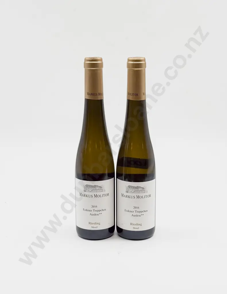 2 bottles German 2016 Markus Molitor Bernkasteler Badstube Auslese Gold Kap “3 star” Riesling Mosel Image 1++