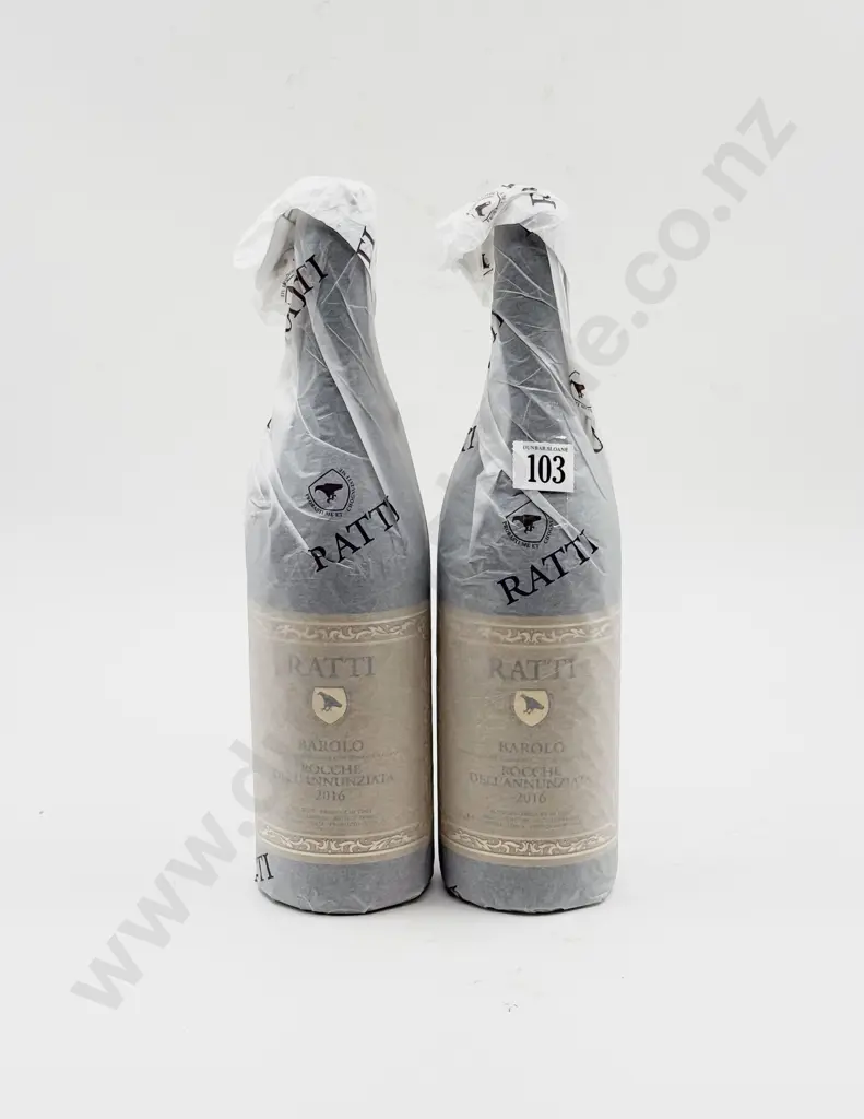 2 bottles Italian 2016 Renato Ratti Barolo “ROCCHE dell”ANNUNZIATA Image 1++