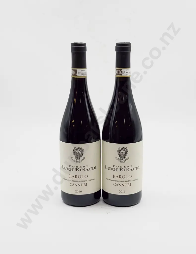 2 bottles Italian 2016 Poderi Luigi Einaudi Barolo “CANNUBI” Image 1++