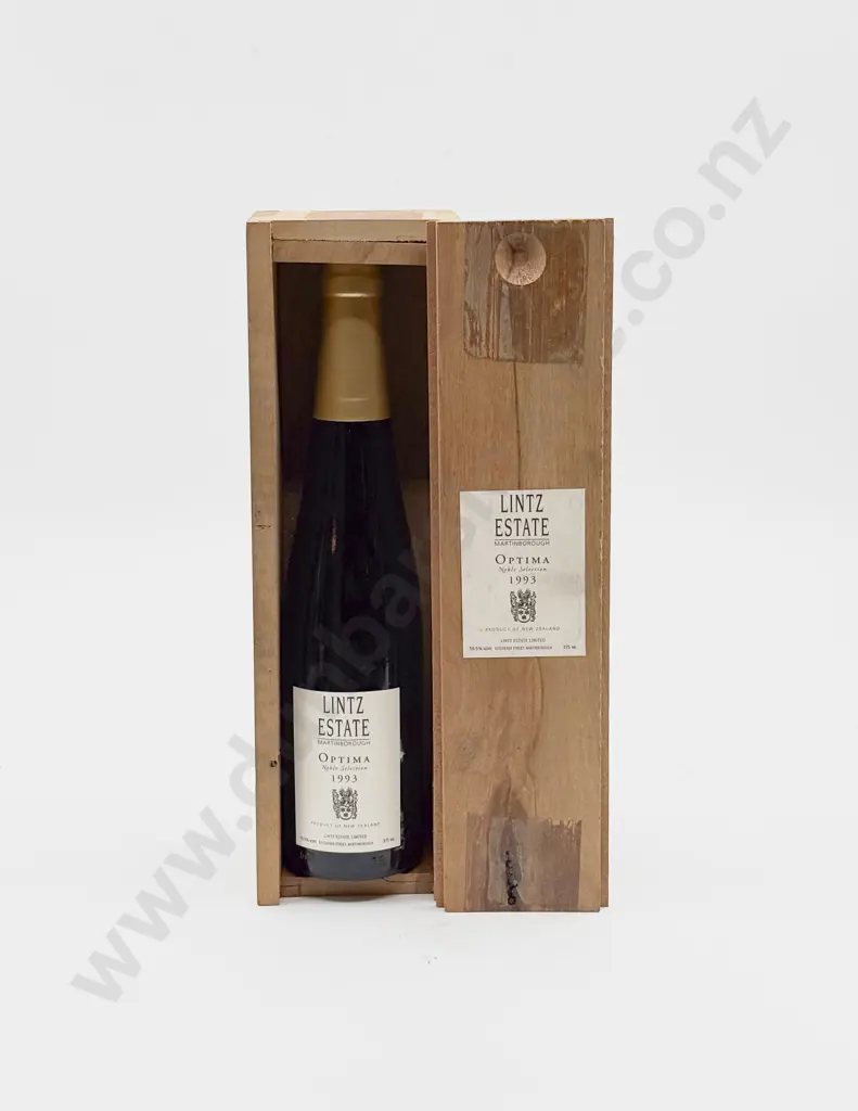 1 Bottle NZ 1993 Lintz Estate Optima 375ml Image 1++