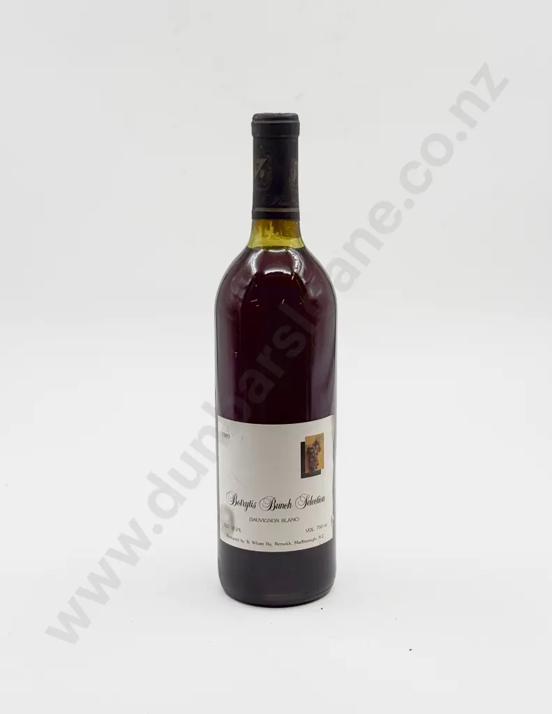 1 Bottle NZ 1989 Te Whare Ra Botrytis Bunch Selection (Sauvignon Blanc) 750ml Image 1++