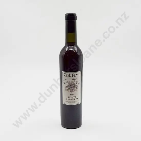 1 Bottle NZ 1995 Crab Farm Botrytis Chardonnay 375ml