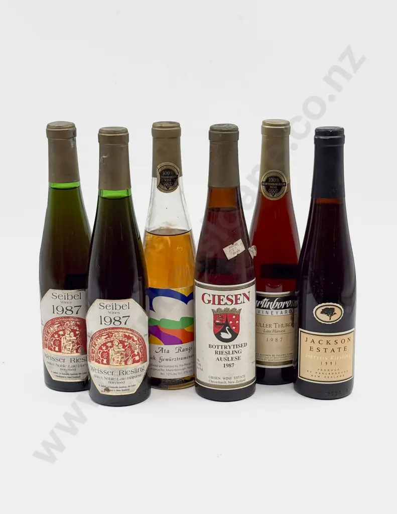 6 Assorted Bottles NZ Dessert Wine Image 1++