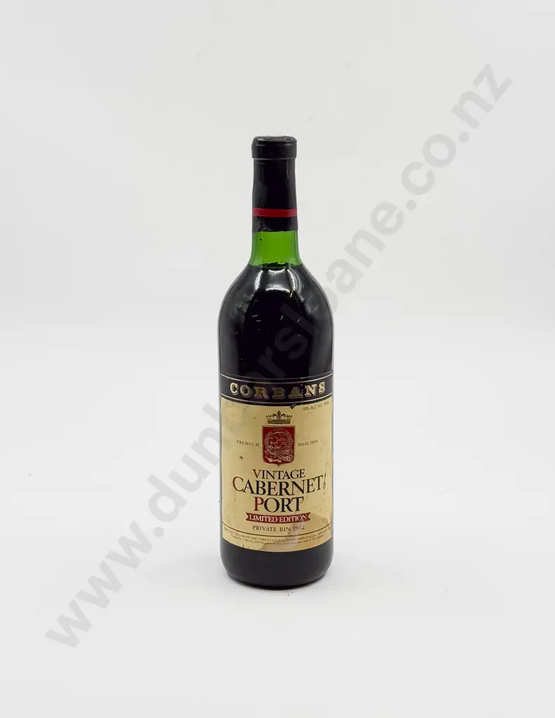 1 Bottle NZ 1982 Corbans Limited Edition Private Bin Vintage Cabernet Port 750ml Image 1++