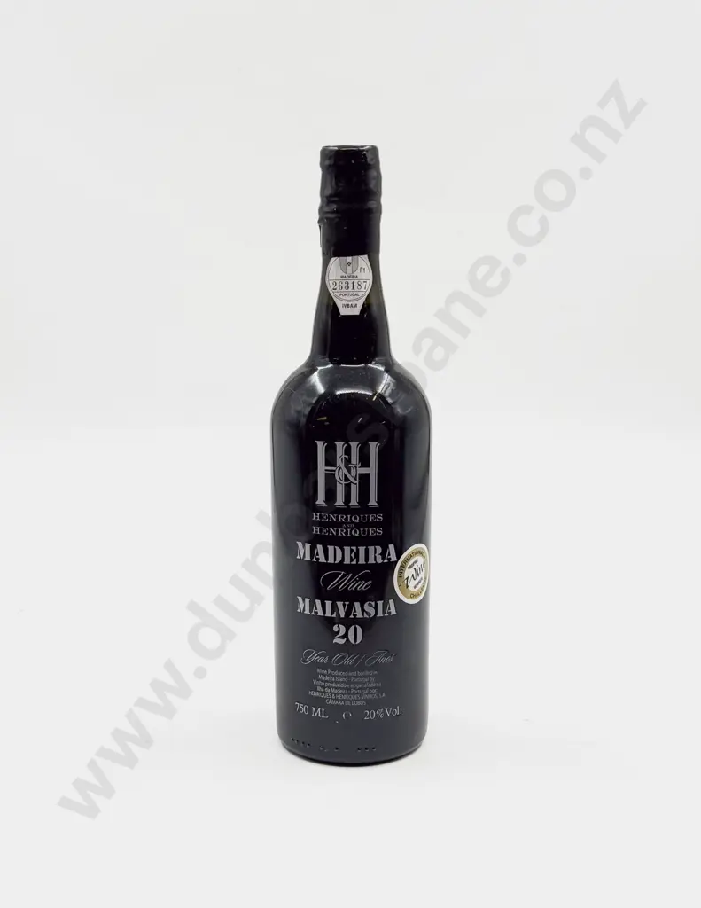 1 bottle Portugal Henriques & Henriques 20 year old MALVASIA Rare Madeira 750ml 20% Image 1++