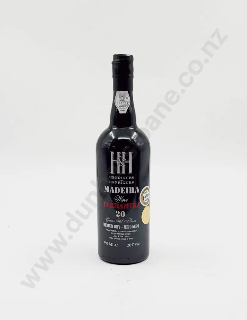 1 bottle Portugal Henriques & Henriques 20 year old “TERRANTEZ” Rare Madeira 750ml 20% Image 1++