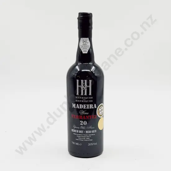 1 bottle Portugal Henriques & Henriques 20 year old “TERRANTEZ” Rare Madeira 750ml 20%