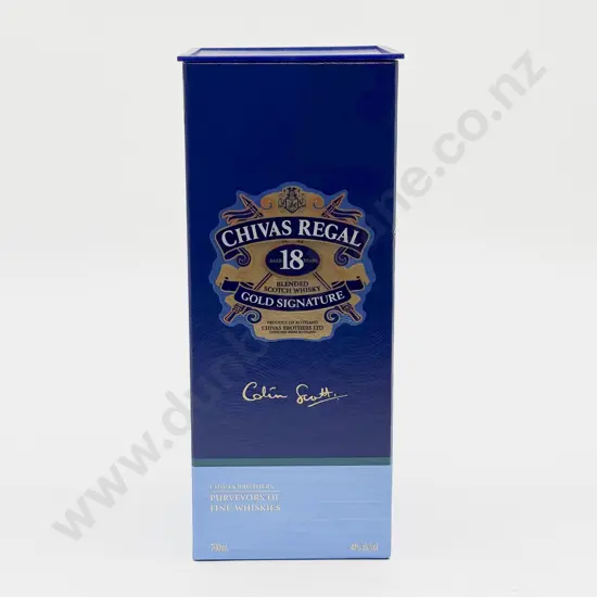 1 bottle Chivas Regal 18 year old “GOLD SIGNATURE” Scotch whisky 700ml. 40%