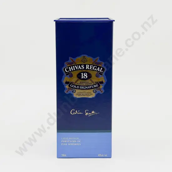 1 bottle Chivas Regal 18 year old “GOLD SIGNATURE” Scotch whisky 700ml. 40%