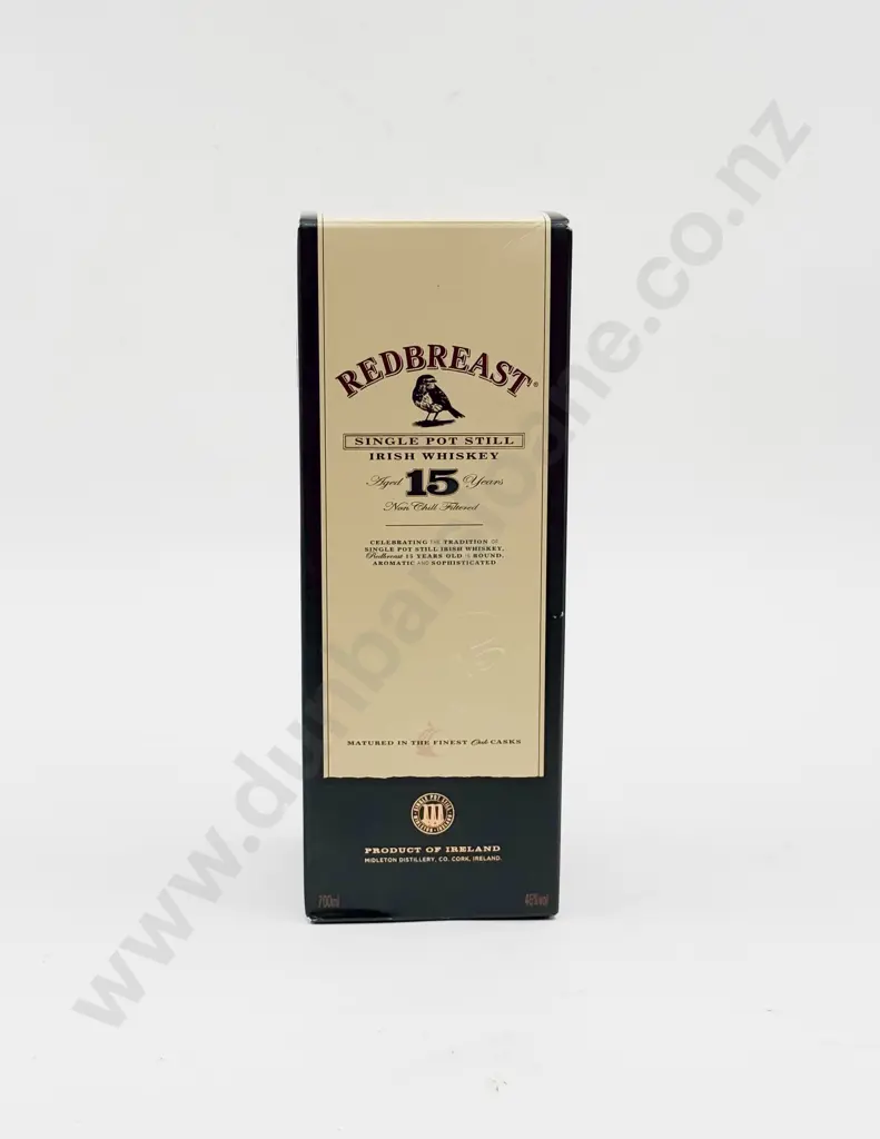 1 bottle Ireland Redbreast Single Pot Still 15 year old Irish Whisky 700ml 46% Image 1++