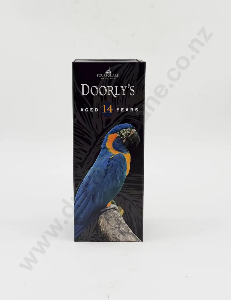 1 bottle Doorly’s Four Square Distillery 14 year old Barbados Rum 700ml 48% Image 1++