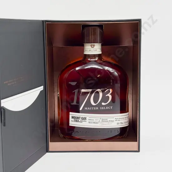 1 bottle 2019 Mount Gay “1703” Master Select Barbados Rum Special Release 700ml 43%