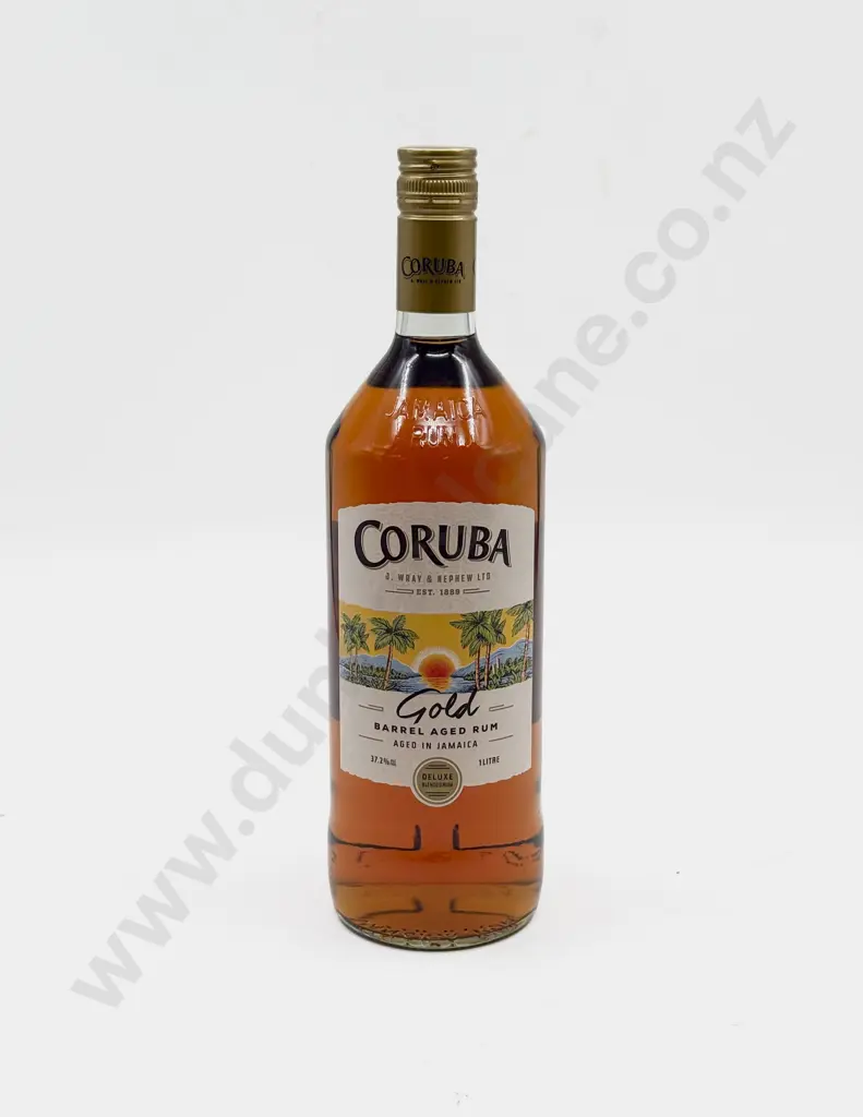 1 bottle Coruba “GOLD” Barrel Aged Jamaica Rum Deluxe Edition 1 litre 37.2% Image 1++