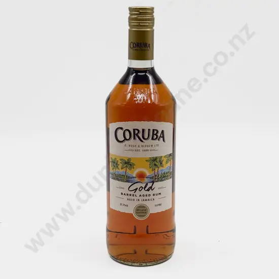 1 bottle Coruba “GOLD” Barrel Aged Jamaica Rum Deluxe Edition 1 litre 37.2%