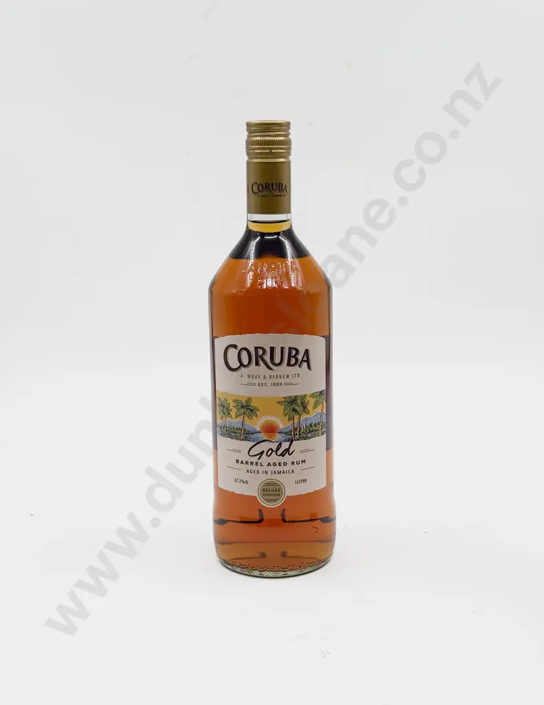 1 bottle Coruba “GOLD” Barrel Aged Jamaica Rum Deluxe Edition 1 litre 37.2% Image 1++