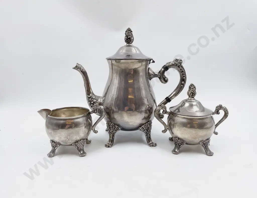 Three Piece S/P Teaset Image 1++