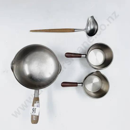 Mid Century Danish Fondue Pot & Assorted