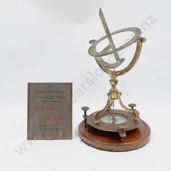 Frank Monk Made Equinoctial Portal Sun Dial