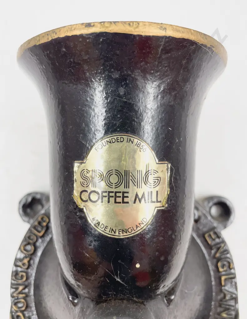 Vintage Spong & Co Clamp Coffee Grinder Image 1++