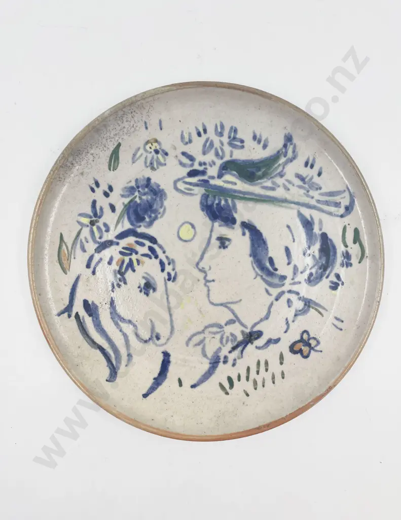 Ellinore Ginn Pottery Plate Image 1++