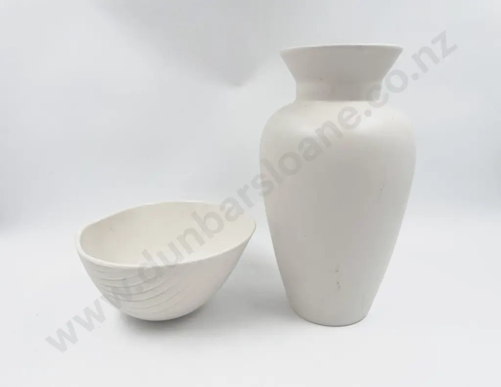 Royce McGlashen Shell Formed Bowl together with Other Vase Image 1++