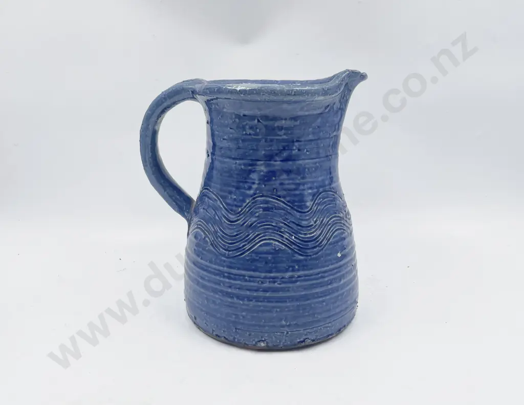 Tony Sly Blue Glazed Jug Image 1++