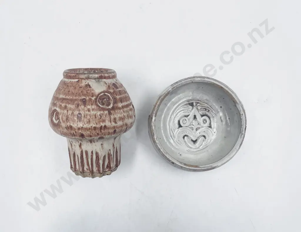 Little VIllage NZ Pottery Tiki Dish together with Other Image 1++