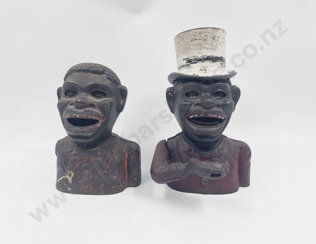 Two Vintage Figural Moneyboxes (Faults) Image 1++