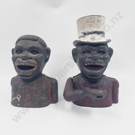 Two Vintage Figural Moneyboxes (Faults)