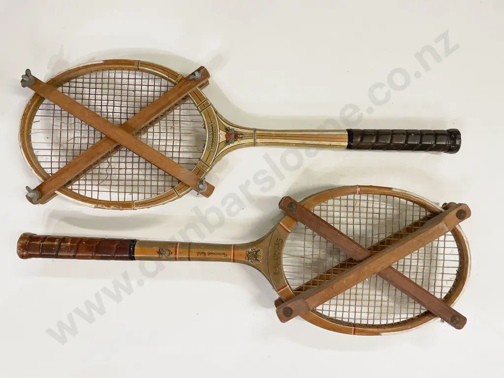 Two Vintage Tennis Racquets Image 1++